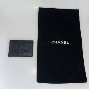 Authentic Vintage Chanel Timeless Card Holder